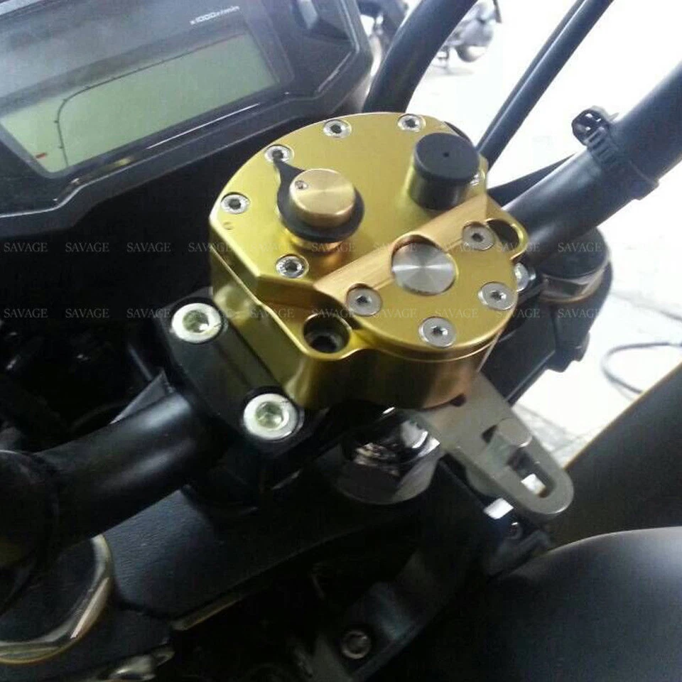 Amortiguador de dirección CNC seguridad invertida para Honda MSX 125 Grom 2013-2020 MSX125 2019 Foto 3 de 4