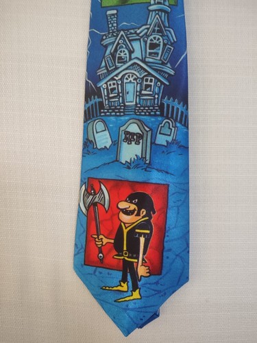Corbata de miedo de Halloween para hombre - Imagen 2 de 4