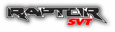 Ford Raptor SVT Logo Auto Car Bumper Sticker - Set of 2pc - 9'', 12'' or 14''
