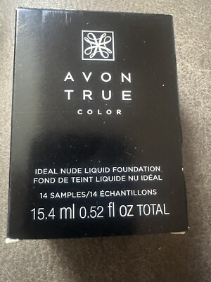 Avon True Color Ideal Nude Liquid Foundation CREAM BEIGE 20 Samples