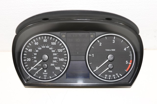 BMW 3 SERIES E90 E91 SPEEDOMETER INSTRUMENT CLUSTER 102538075 914148801