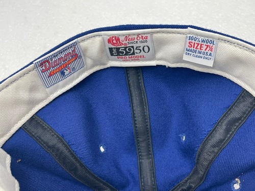 VINTAGE 90's NEW ERA TORONTO BLUE JAYS 5950 PRO MODEL DIAMOND 7-1/4 DEADSTOCK 93 - Picture 13 of 15