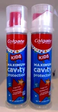 Colgate Kids Toothpaste Pump Max Cavity Protection Bubble Fruit 4.4 Oz 2-PACK