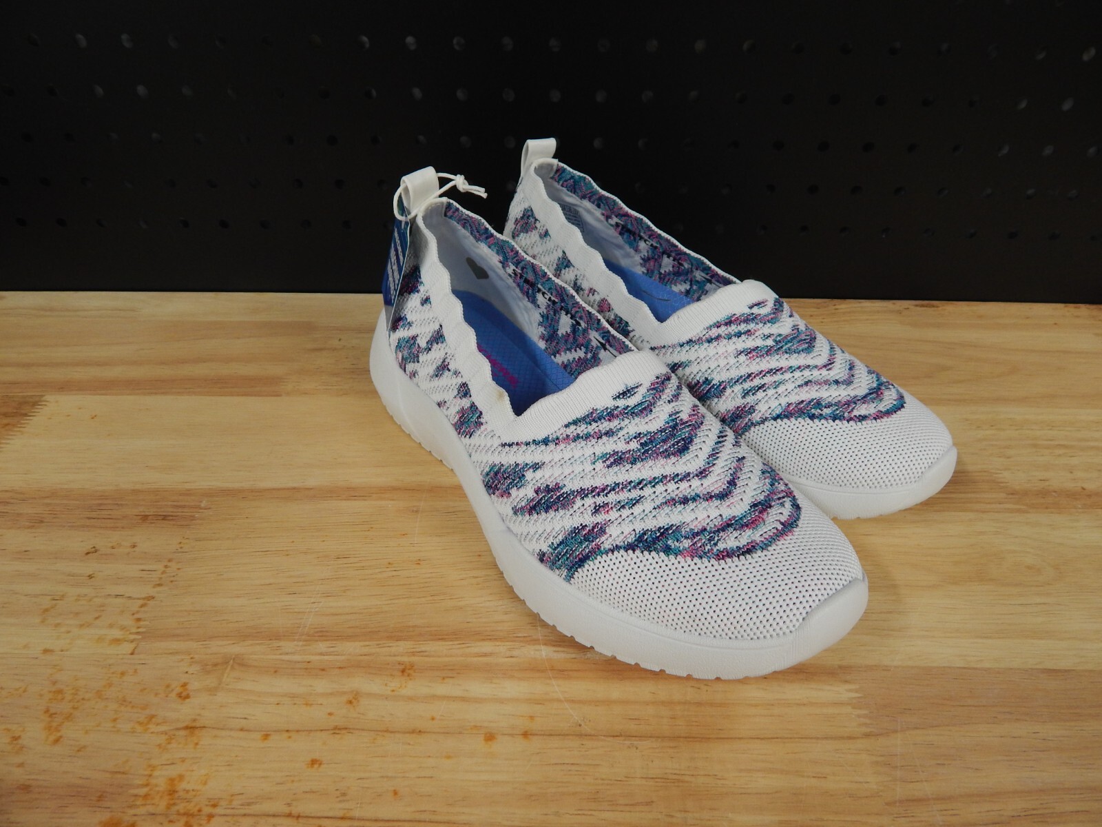 Skechers Seager Cup Washable Knit Slip-Ons-My Impression-White-8M