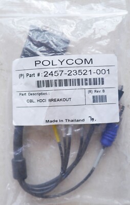 Polycom CBL HDCI BNC Breakout Kabel 2457-23521-001 NEU
