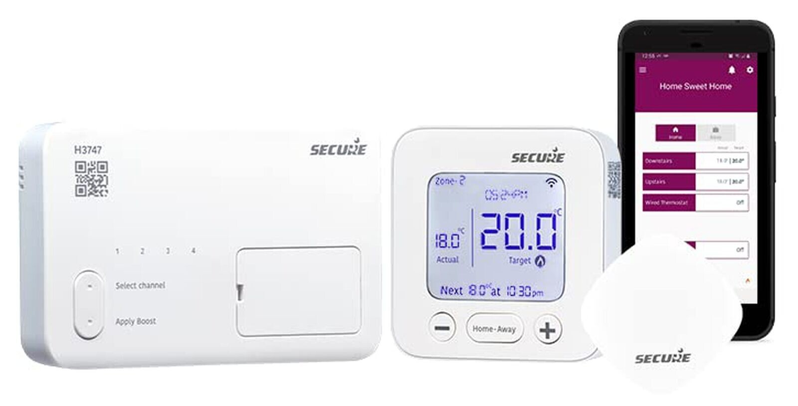 Secure H3747 Smart 4 Channel Programmable Stat ~ Replaces Horstmann H37XL H47XL