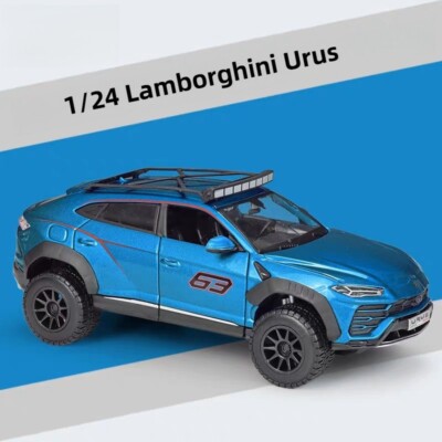 1:24 Scale Lamborghini Urus Metal Blue Car Model Toys Ornament GIFT IDEA