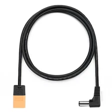 121cm Power Cable XT60 Male to DC Male Right Angle For DJI FPV Goggles V2