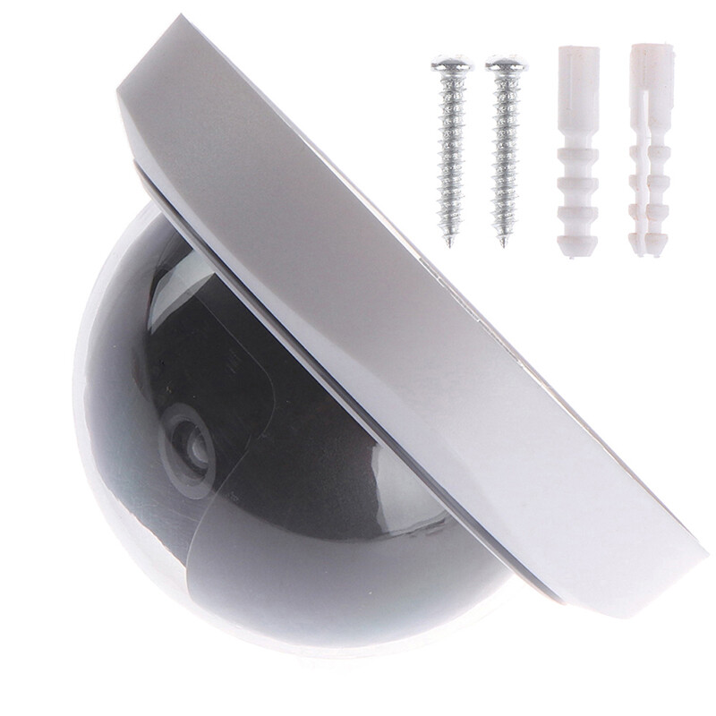 Household Outdoor CCTV Camera Fake Security Dummy Camera With LED Light ...
