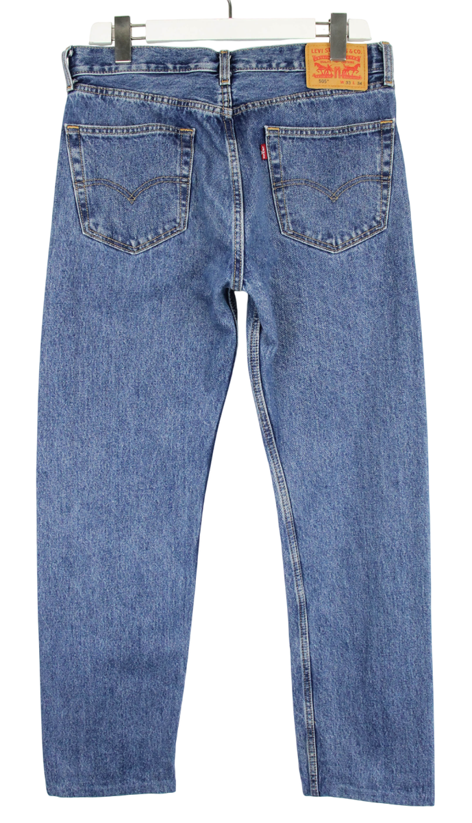 パンツ Levi's 505 W31 L33 USA USED Levi's 505 Jeans American casual Denim Damage W31 L33