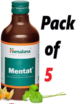 Himalaya Mentat Syrup Ayurvedic 5 X 200ml Mental Energy Channelizes 2027 Free