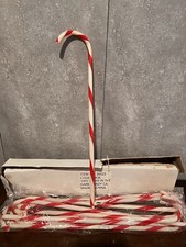 Vtg NEW Lot Of 8 Blow Mold Candy Canes Or Replacement Canes For Blow Molds 17  