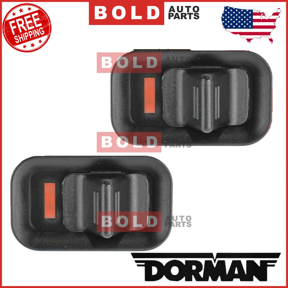 Par de botones de palanca de bloqueo de puerta Dorman para Chevy Silverado GMC Sierra Tahoe Foto 2 de 4