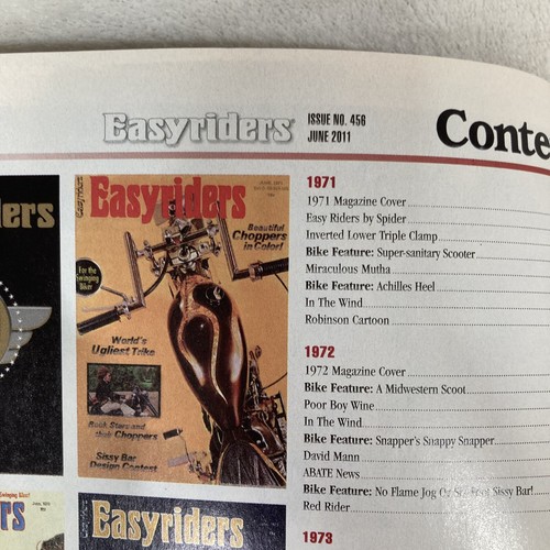 Easy Rider Motorcycle mag for Men-40th Anniversary Magazine June 2011 -VG cond. - Picture 6 of 6