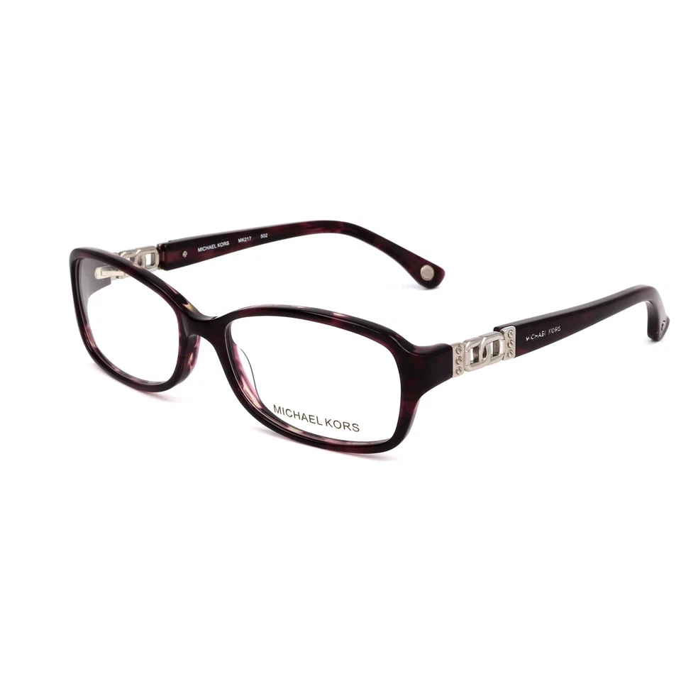 Ópticas Michael Kors para mujer 54 mm cuerno púrpura MK217-502-54