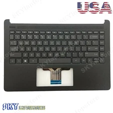 New HP 14-DQ 14-FQ 14-DQ1059WM 14DQ Palmrest Keyboard L61504-001 M03796-001