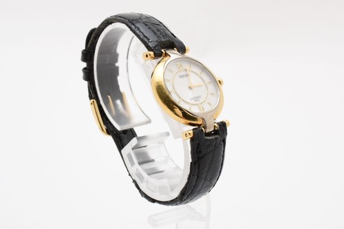 Rare Vintage▶️SEIKO LUCENT Uhr Quartz Roman Gold Color New Battery Japan #85 - Bild 5 von 15