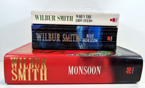 3x Wilbur Smith Bundle The Courtney Novels Monsoon Hardback Paperback Mixed 1999 - Picture 3 of 19