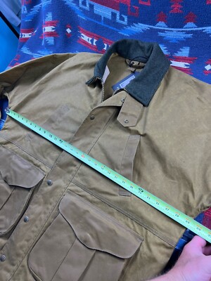 CC FILSON TIN CLOTH FIELD JACKET Coat DARK TAN Hunting Big CC FILSON TIN CLOTH FIELD JACKET Coat DARK TAN Hunting Big