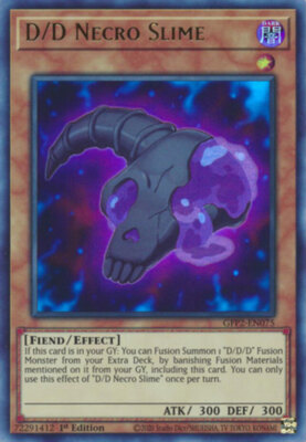 Yugioh! D/D Necro Slime - GFP2-EN075 - Ultra Rare - 1st Edition Near Mint, Engli