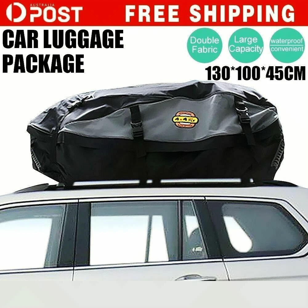 Car Roof Cargo Luggage Bag Top Rack Carrier Waterproof 130*100*45 CM