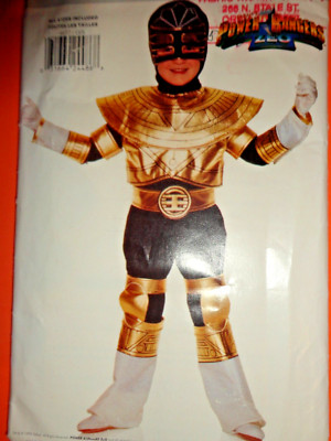 Butterick Child's POWER RANGERS ZEO Costume Sz 4-14 Pattern # 4657 UNCUT FF OOP