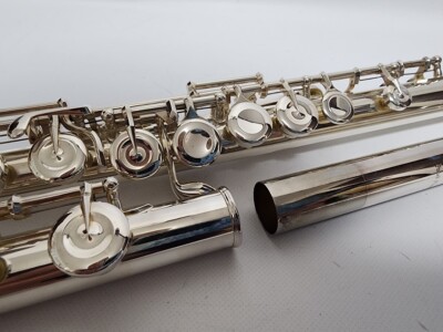 Pearl PF-525 Flute Silver Plate | eBay