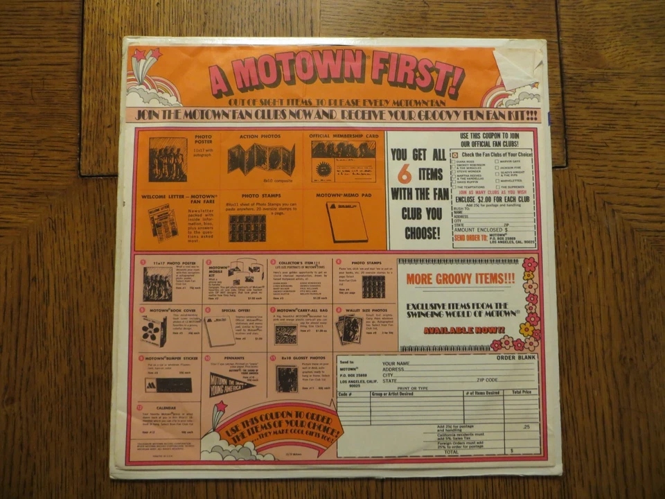 Temptations, Stevie Wonder – Sky's The Limit / Where I'm Coming From EP VG+/VG+! - Image 3 of 4