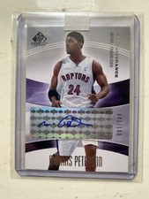 2004 UD Upper Deck SP Game Used Edition SIGnificance Morris Peterson Auto RARE