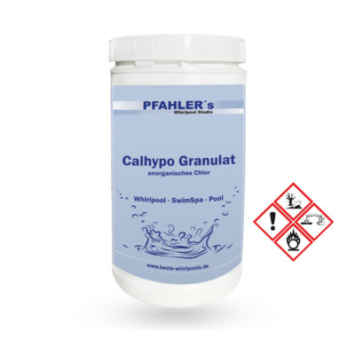 Calhypo Anorganisches Chlorgranulat Whirlpool Pool Wasserpflege Chlor Poolpflege
