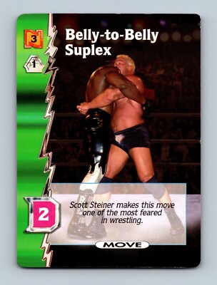 WCW Nitro TCG Belly-to-Belly Suplex (Move Card) 2000 Wrestling | eBay
