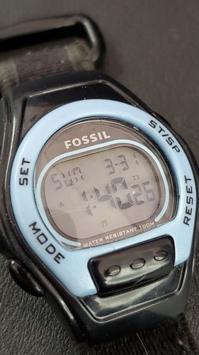 Vintage Fossil Digital Multifunction 