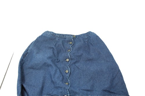 roamans denim dress Fashionable Ruffled Denim Talluhla Dress, Medium Wash