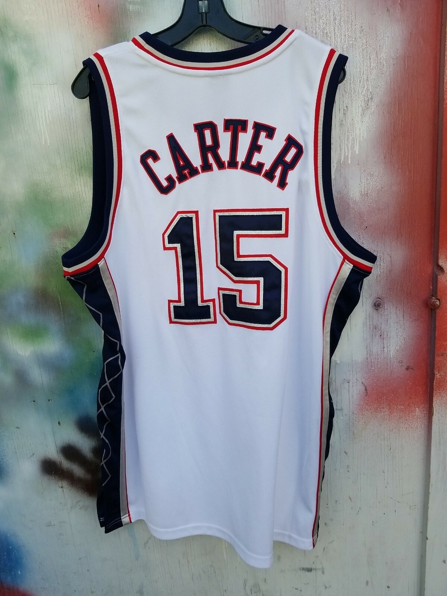 VTG NBA Adidas New Jersey Nets Vince Carter Mens 48 Sewn 15