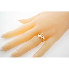 14k Yellow Gold Claddagh Ring Fine Jewelry Size 7