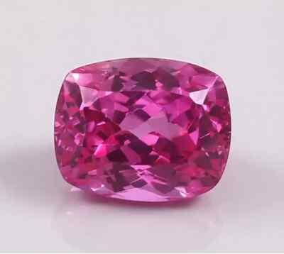 Certified Natural Burmese Pink Ruby 9.2 Ct+ Flawless Cushion Cut Loose Gemstone