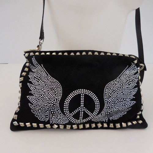 Sac à main bandoulière noir métal femme vintage - 第 1/12 張圖片
