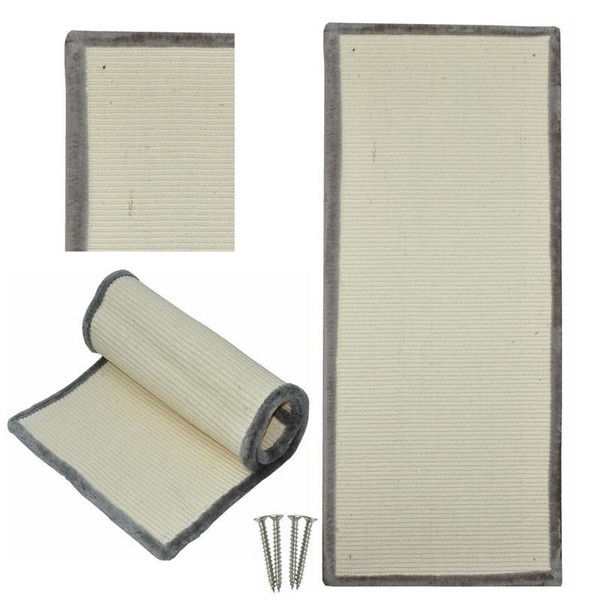 Kratzbrett Sisal Wendekratzmatte Kratzmatte Mit PlüSch-GroßE KratzfläChe 110 X45-image