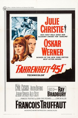 Fahrenheit 451 (1966)_2 A3 Poster 12-16inch 30-40cm Film Movie Cinema Kult Retr