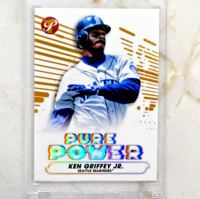 Ken Griffey Jr 2022 Topps Pristine #PP-18 Pure Power GOLD REFRACTOR!  /50