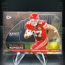 2021 Playoff Football - Travis Kelce - BEHIND THE NUMBERS #BTN-TKE MINT