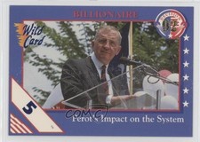 1992 Wild Card Decision '92 5 Stripe Ross Perot #74 0os7