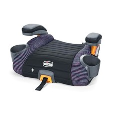 Chicco GoFit ClearTex Plus Backless Booster Car Seat, 40-110 lbs | Confetti/Blac