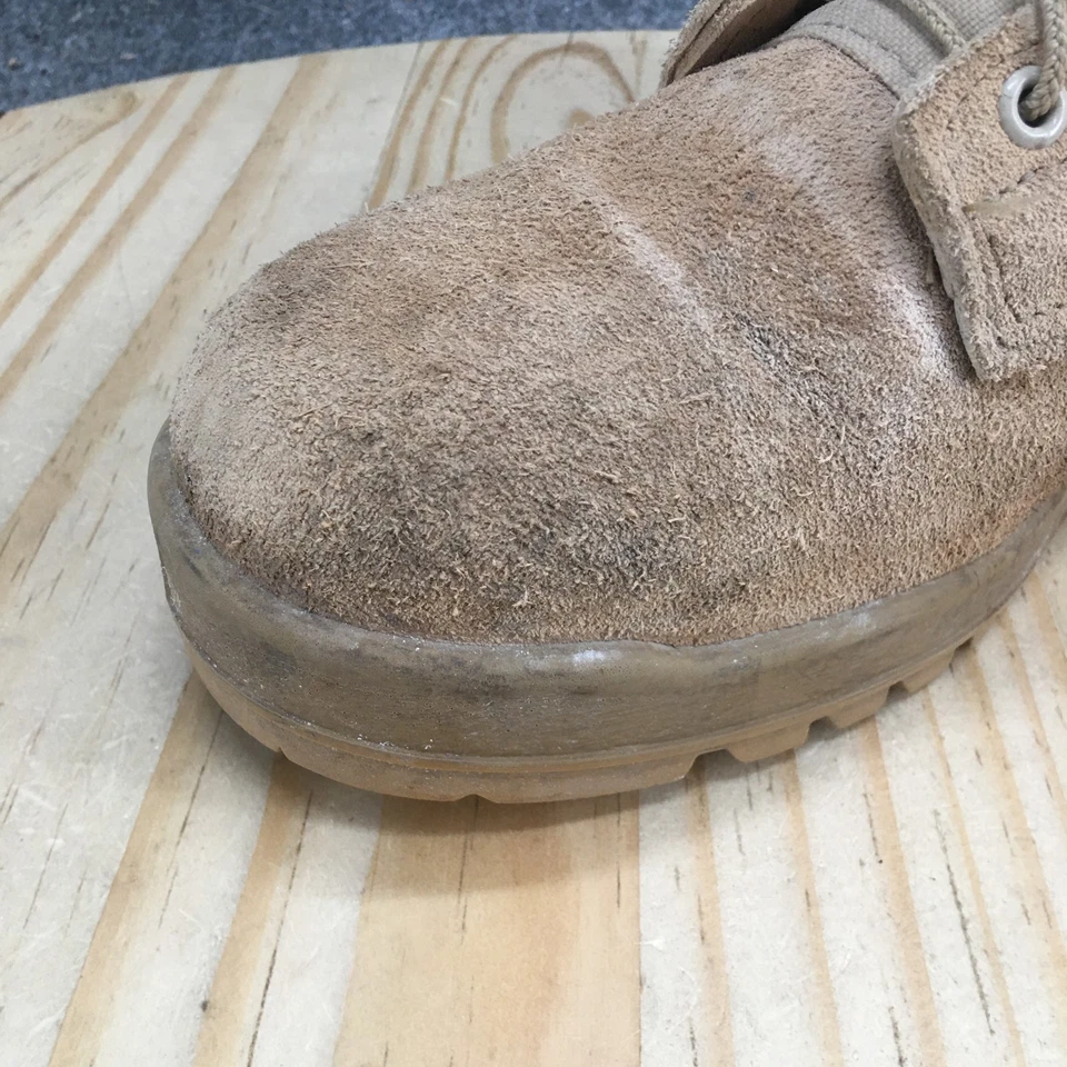 Botas Belleville Para Hombre 8 Anchas Militar Combate Marrón Punta Redonda Con Cordones Comodidad Foto 3 de 4