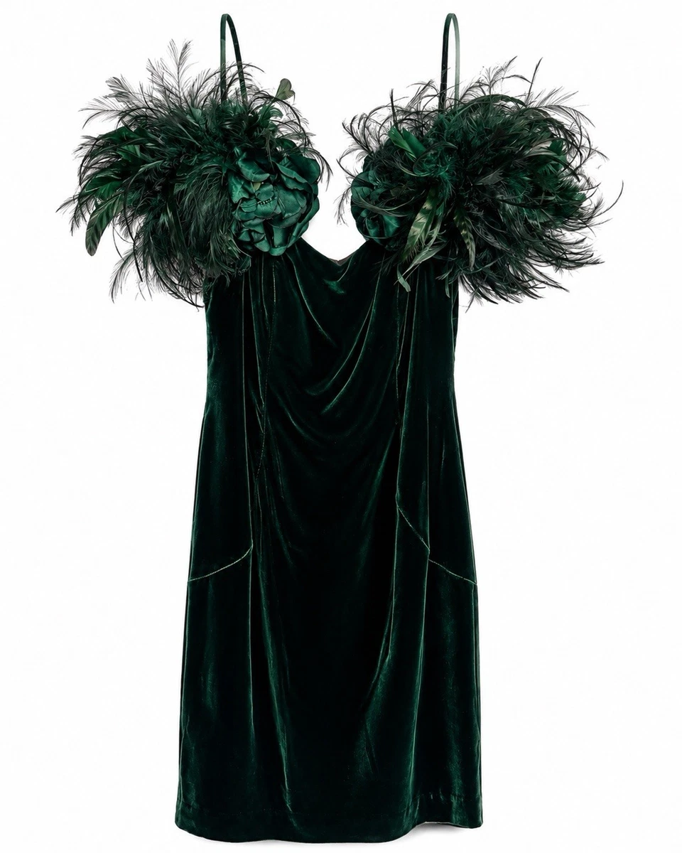 green and black cocktail dress Emerald In Women's Vintage Dresses for sale Eliza J | Dresses Elysia Color:Gradient White Dress can be made pentelei 3300