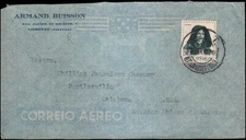 Portugal #682 Air Mail, Armand Buisson Lisbonne to Phillips Petroleum