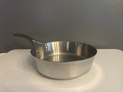 Anolon 3Qt/2.8L Deep Stainless Steel Ply Copper Core Base Sauce Pan W/O Lid