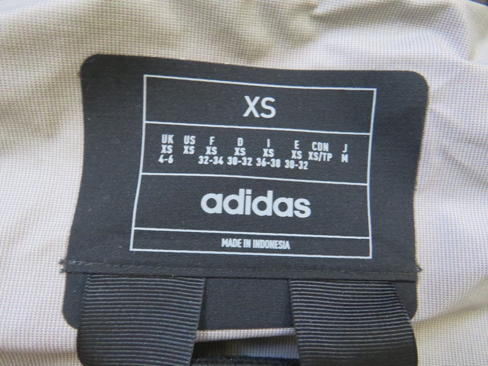 Adidas My Shelter Rain wind Coat shell Jacket Parka Hooded XS womens Beige image 8