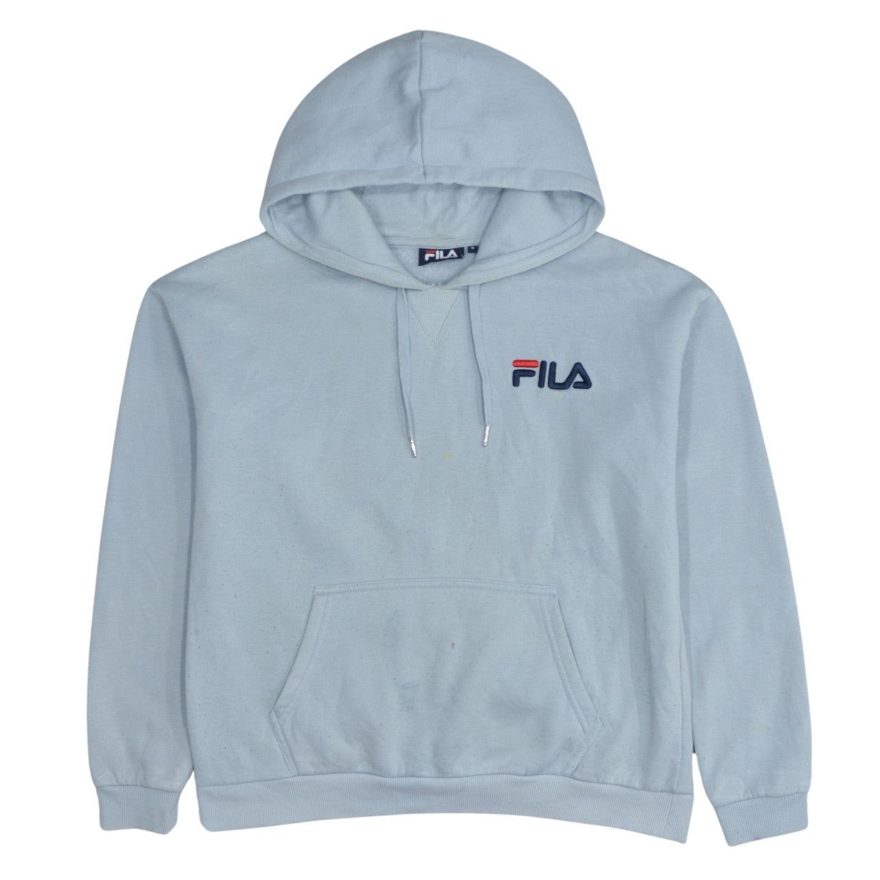 Felpa con cappuccio vintage FILA BLU UOMO S