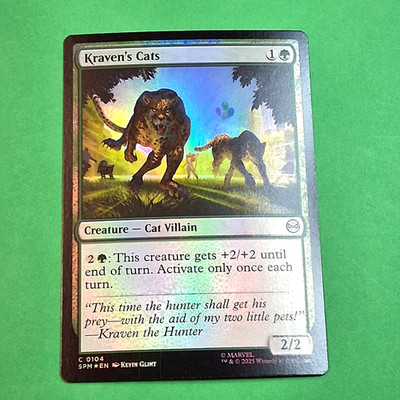 MTG Kraven's Cats SPM 104 Englisch Foil Common (6035)